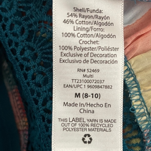 Time and Tru's Tiered Maxi Skirt. Trimmed with romantic lace, this pull-on skirt - Picture 6 of 9